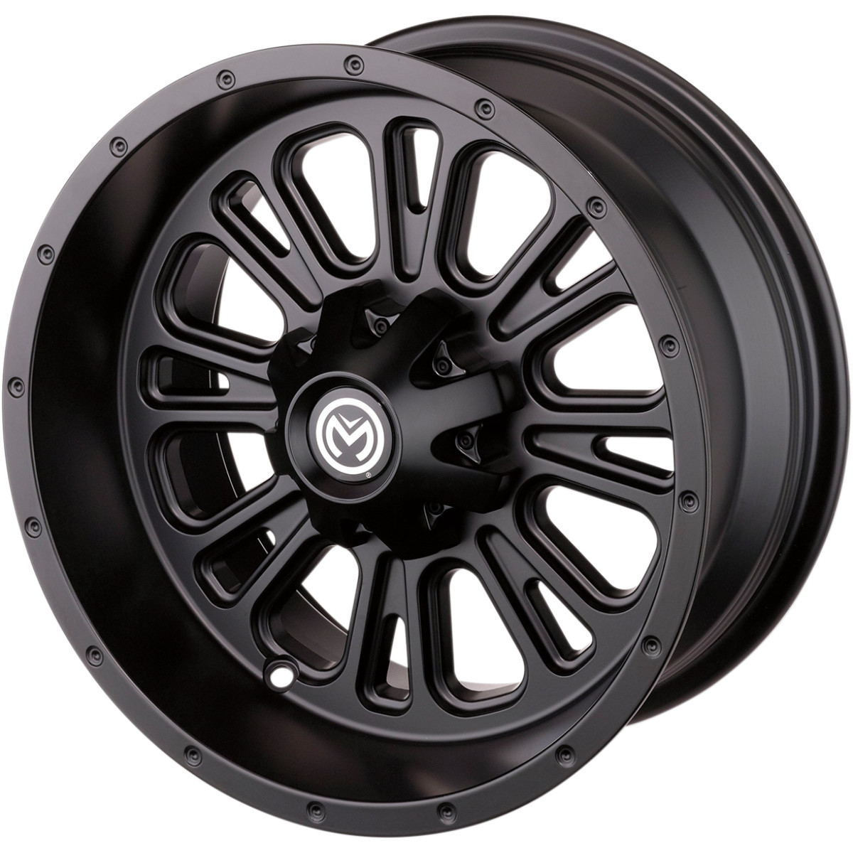 Moose Offroad - Wheel - 399X - Rear - Black - 14x8 - 4/156 - 4+4