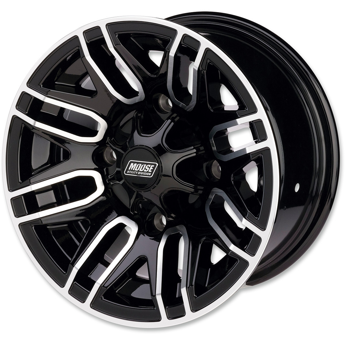 Moose Offroad - Wheel - 112X - Rear - Black - 12x8 - 4/136 - 4+4