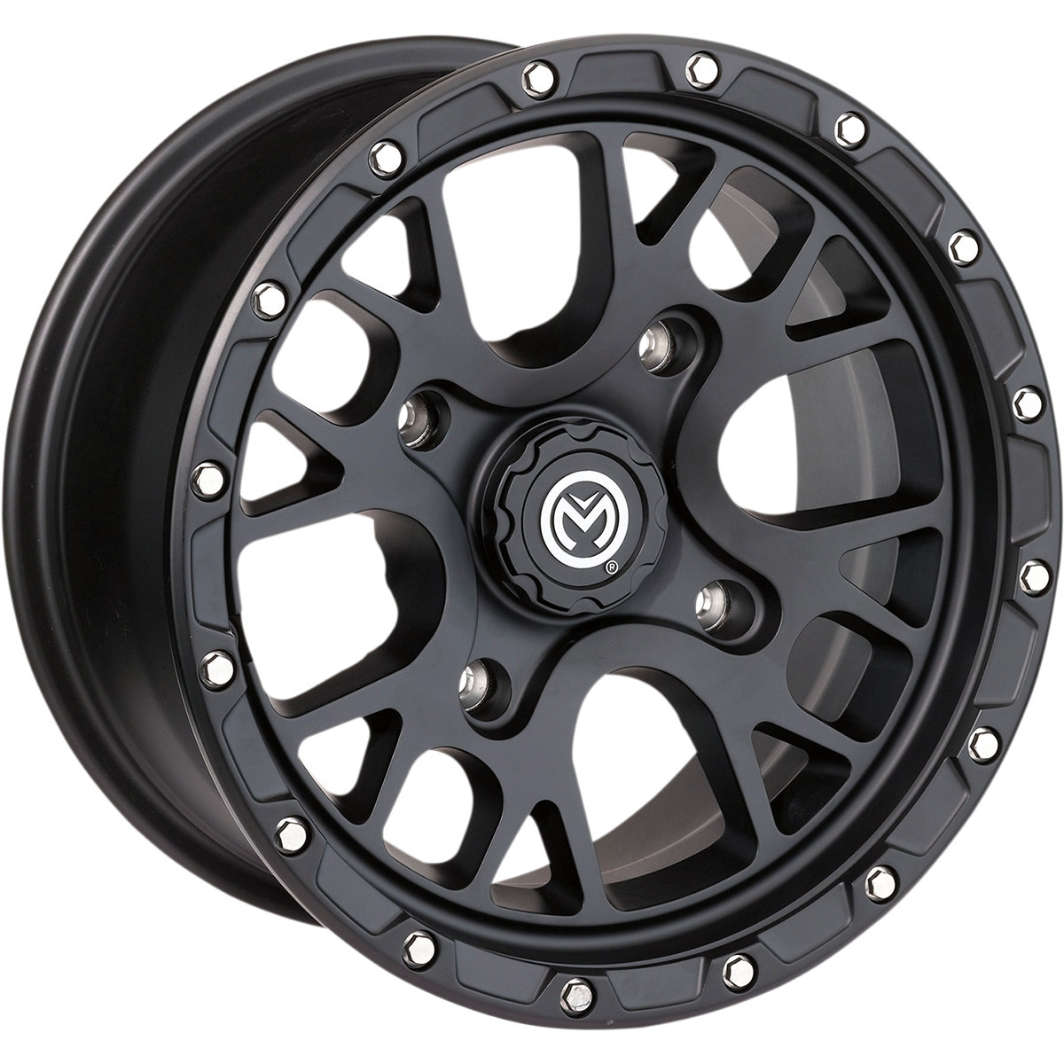 Moose Offroad - Wheel - 545X - Front/Rear - Black - 14x7 - 4/110 - 5+2