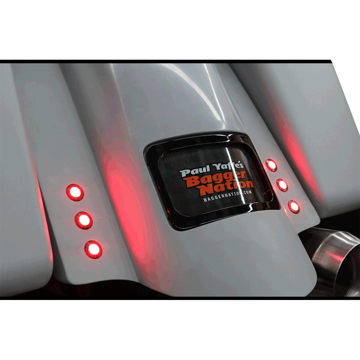 Paul Yaffe Bagger Nation #PYO:BOLTS-TB-B - Brake/Run/Turn Signal - Black