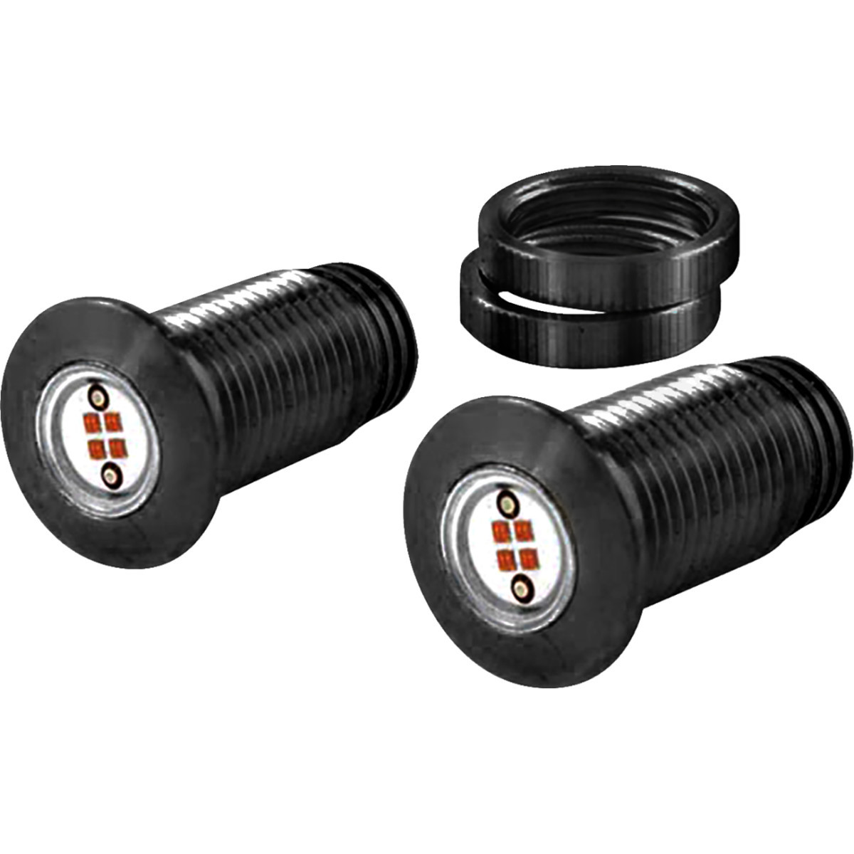 Paul Yaffe Bagger Nation #PYO:BB-LB-B - Lightning Bolts Kit - Run/Brake/Turn - Black
