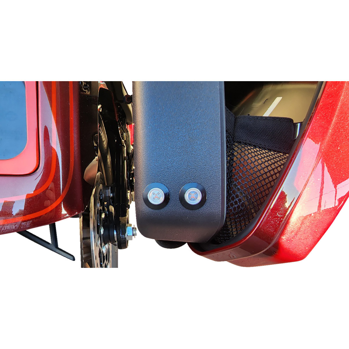 Paul Yaffe Bagger Nation #PYO:BB-LB-B - Lightning Bolts Kit - Run/Brake/Turn - Black