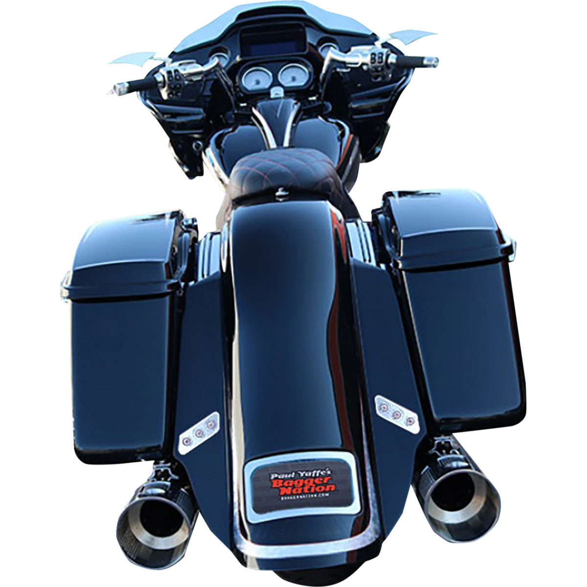 Paul Yaffe Bagger Nation #PYO:TSLP-C - Thunder-Pod Taillight Kit - Slanted - Chrome