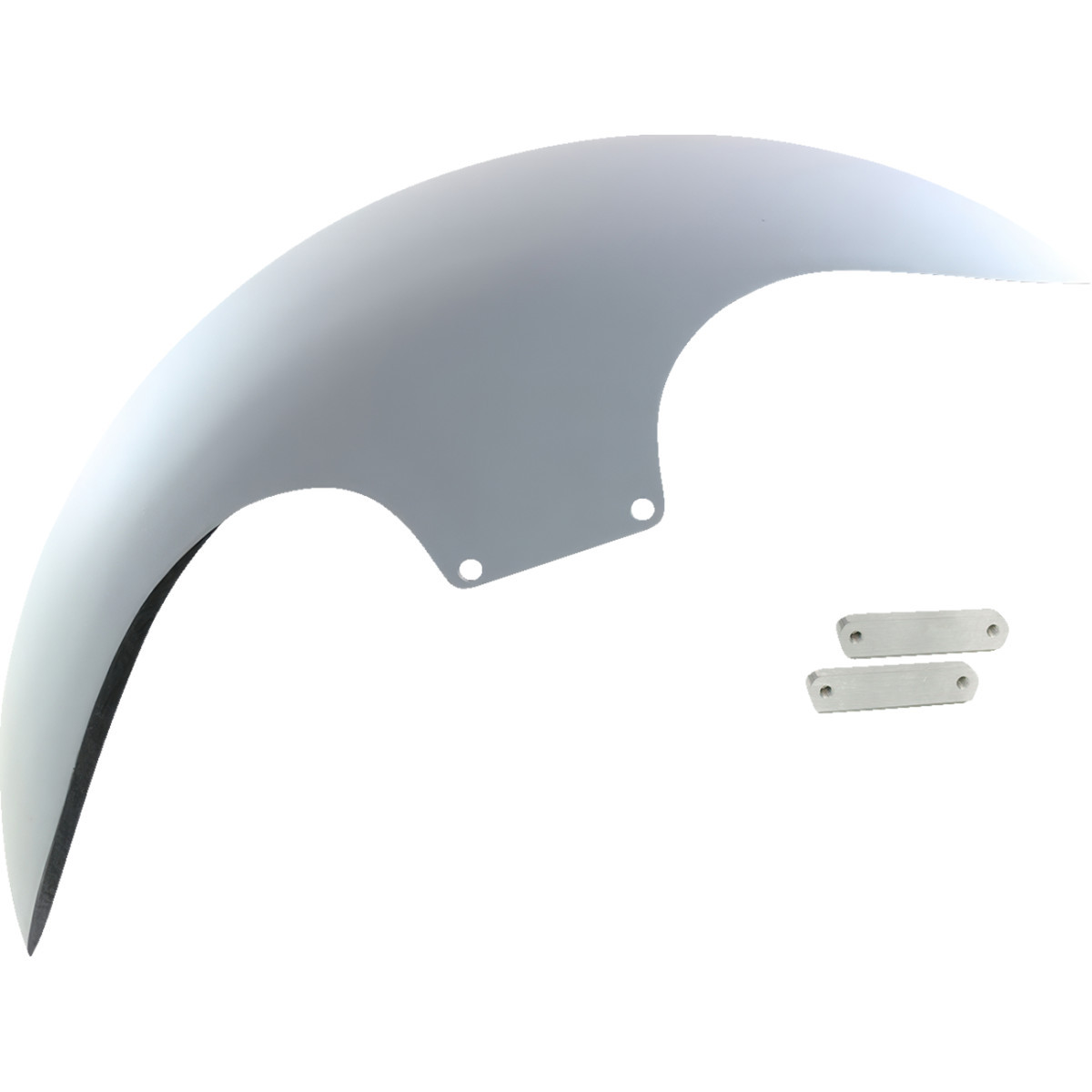 Paul Yaffe Bagger Nation #PYO:CAFE-19-14L-S-C - Cafe Front Fender - 19" - Satin Adaptors