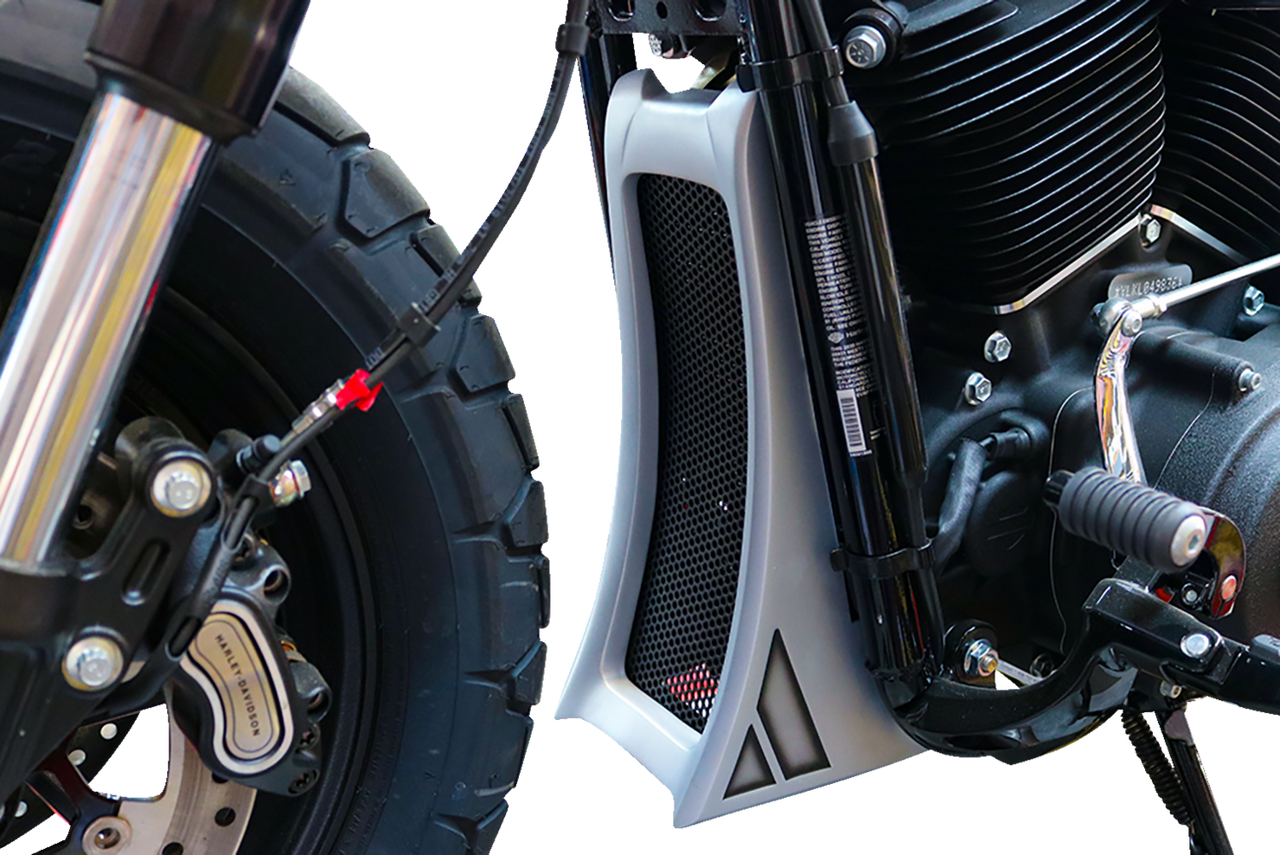 Bagger Nation #PYO:SCS-BS-P - Chin Spoiler - Black Stash - M8 Softails