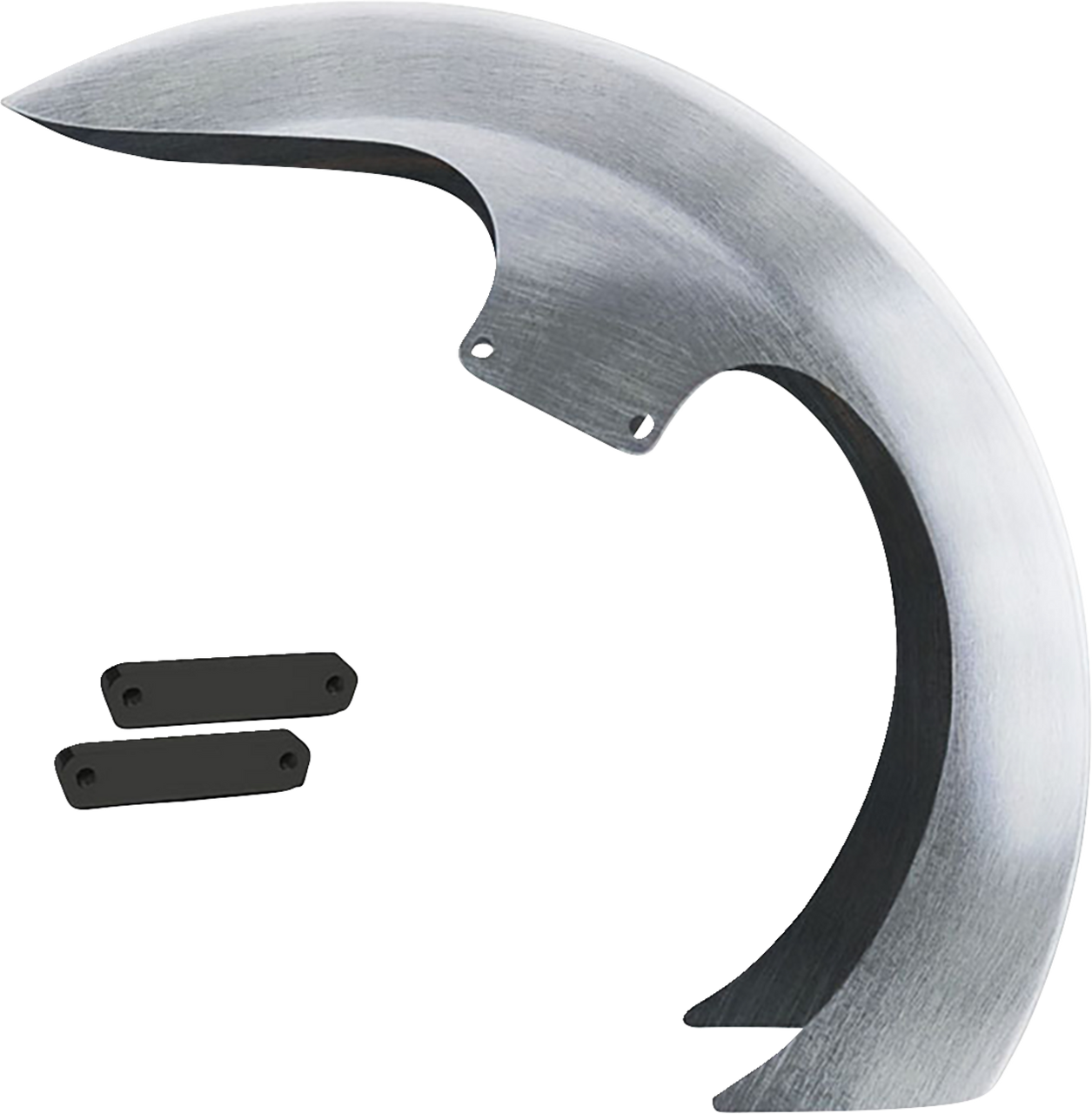 Bagger Nation #DEI21-13E-B - DEI Front Fender - 21" Wheel - With Black Adapters