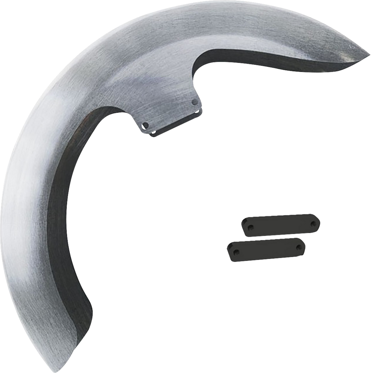 Bagger Nation #THICKY23-14L-B - Thicky Front Fender - 23" - With Black Adapters