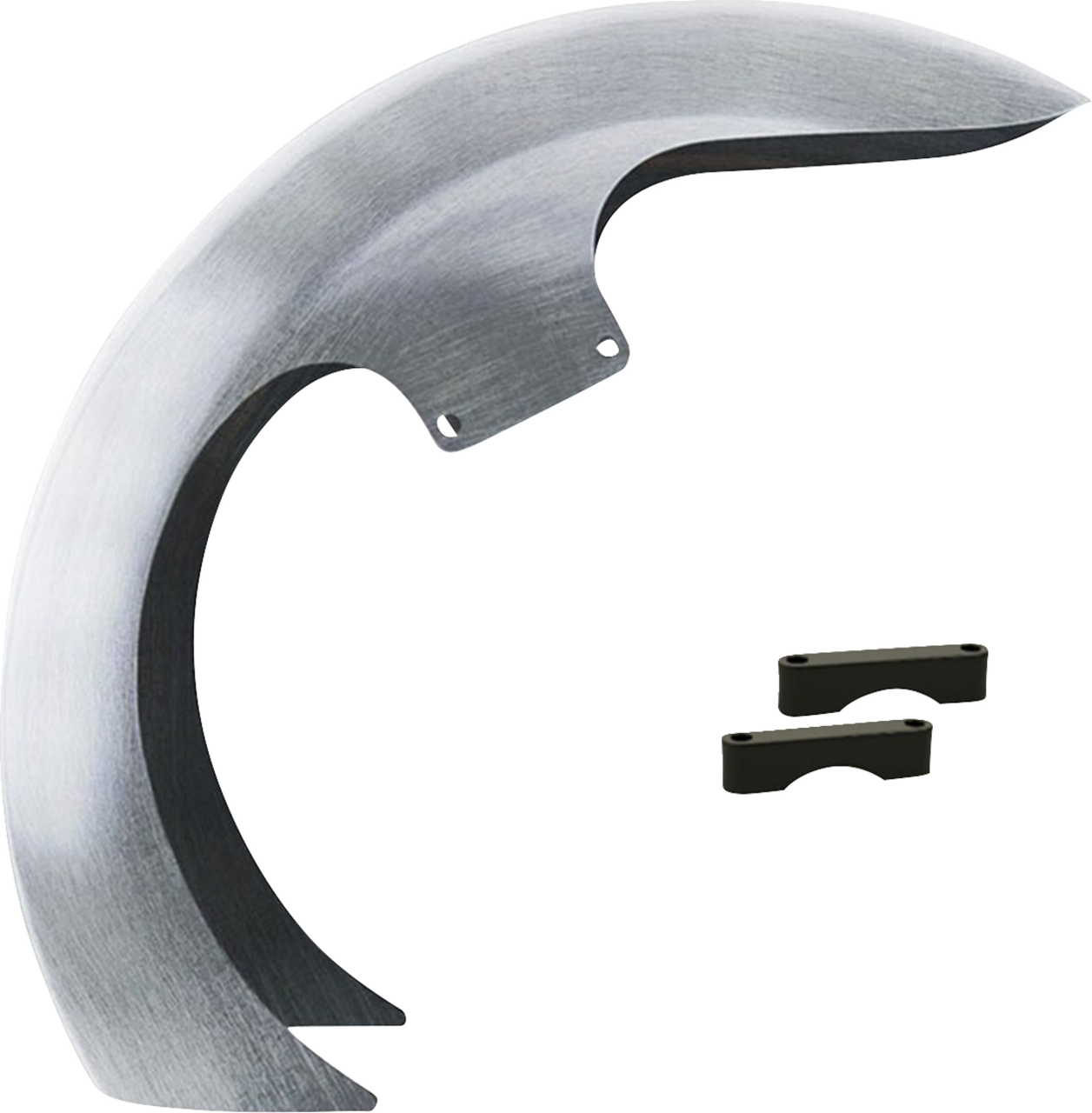 Bagger Nation #DEI26-13E-B - DEI Front Fender - 26" Wheel - With Black Adapters
