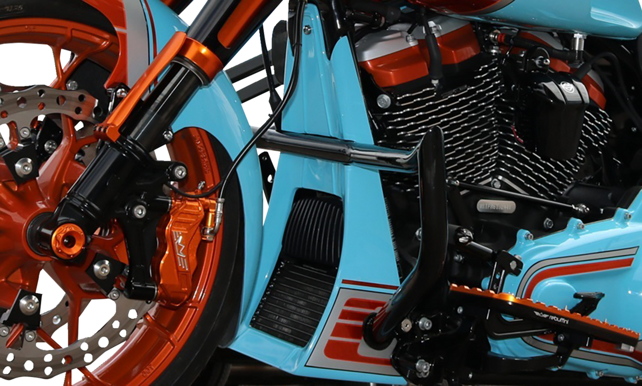 Bagger Nation #PYO:SCS-09-2PC - Chin Spoiler Swoop - 2 Pc - For Mini Monkey Engine Guards