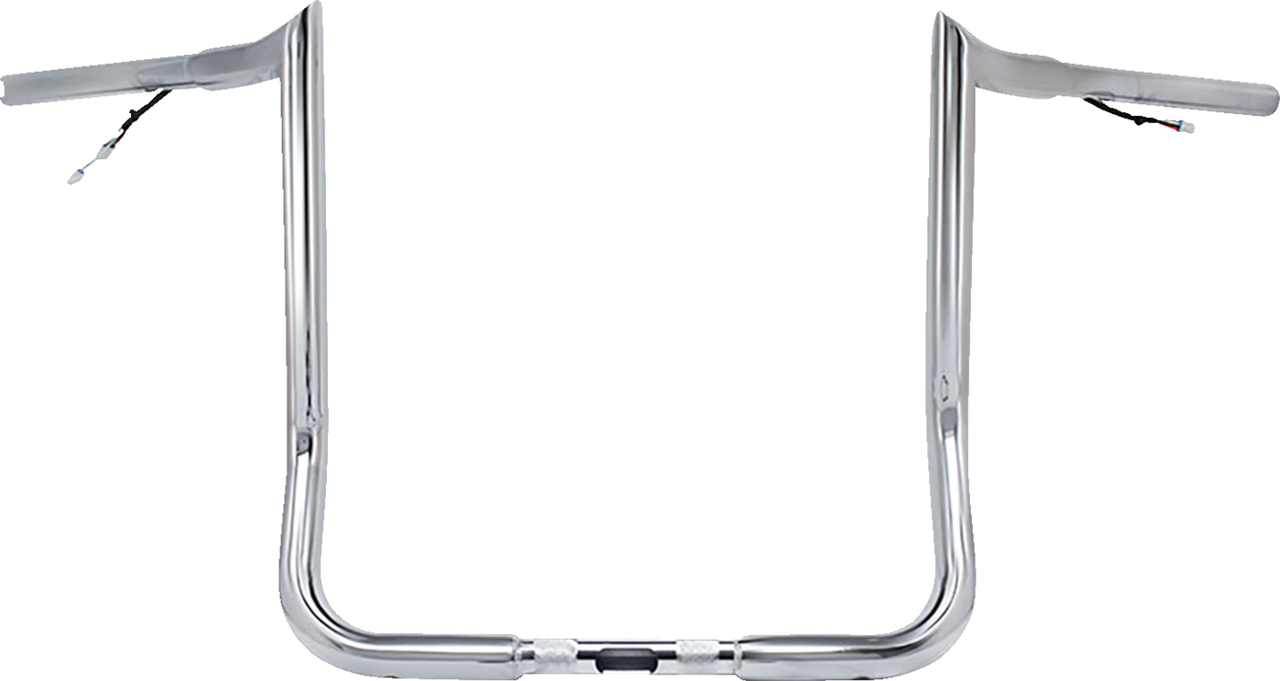 Bagger Nation #PYO:MBBPW-12 C - Pre-Wired Handlebar - Monkey Bar - 12" - Chrome