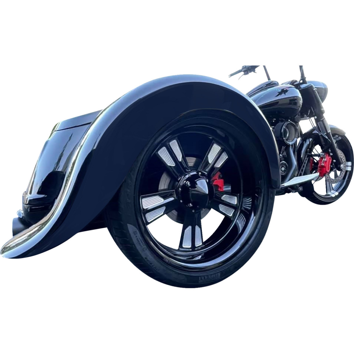 Paul Yaffe Bagger Nation #PYO:BWTF-L-FR - Swoop Trike Fender - Left - FLTR/FLTRT