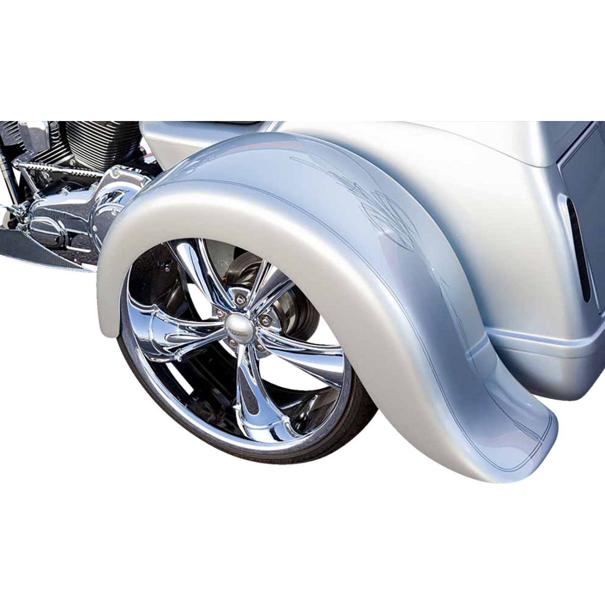 Paul Yaffe Bagger Nation #PYO:BWTF-L - Swoop Trike Fender - Left - Trike Models