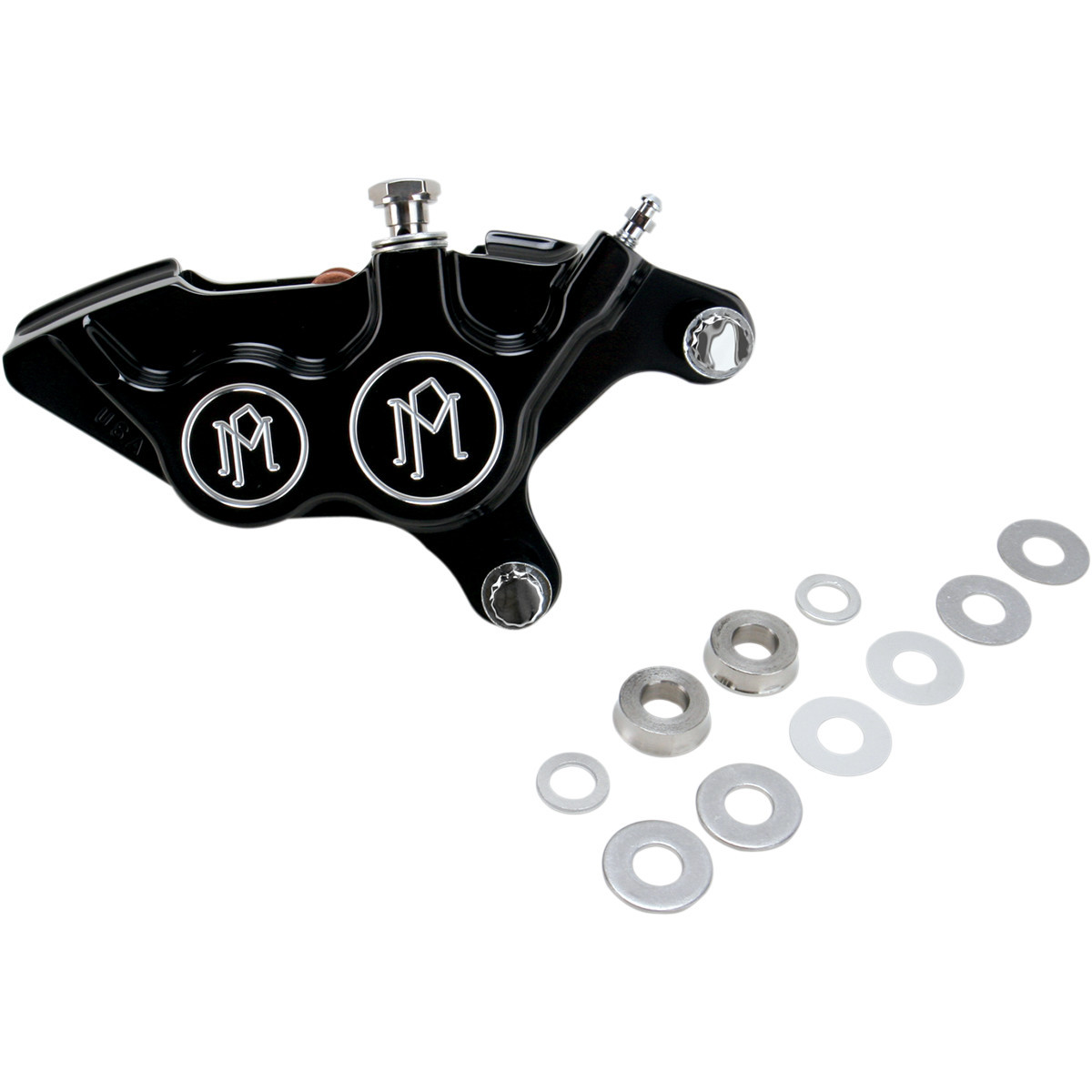 Performance Machine (PM) #0053-2920-BM - 4-Piston Caliper - Front Right - Contrast Cut™ - 11.5"