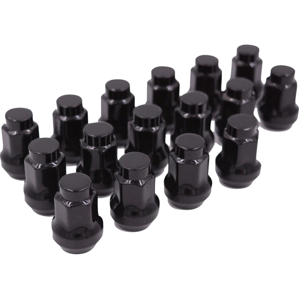 Raceline Wheels #RLUG-BX13B - Lug Nuts - Conical - 3/8-24 - Black - 16 Pack
