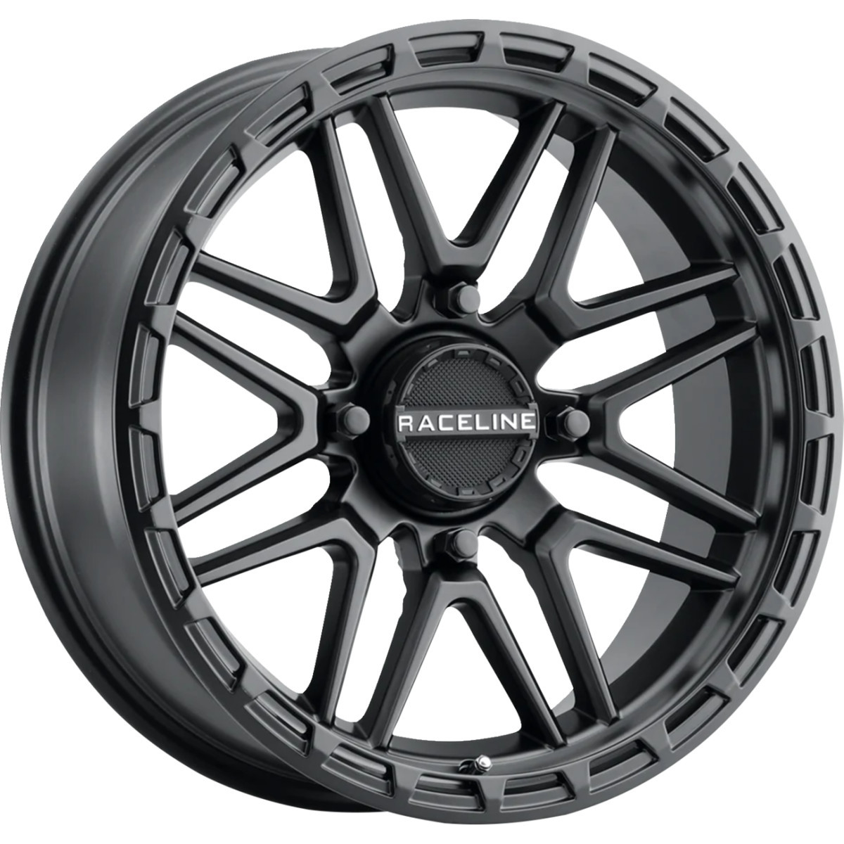 Raceline Wheels #A11B-20756-00 - Wheel - Krank XL - Front/Rear - Black - 20x7 - 4/156 - 0 mm