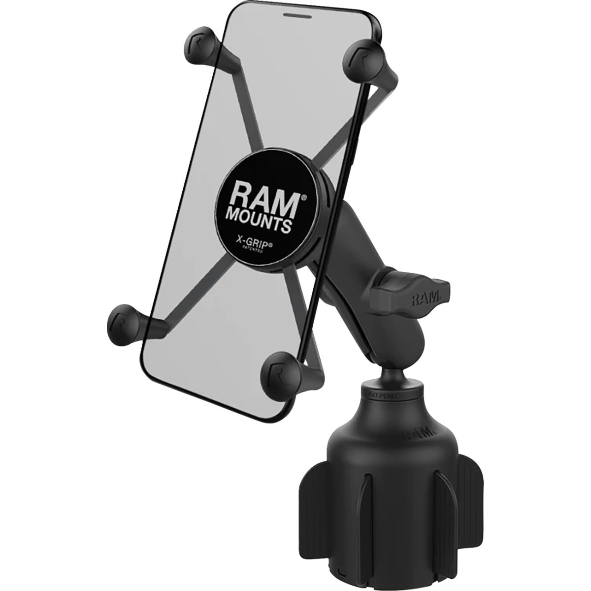 RAM Mounts #RAP-B-299-4-UN10U - X-Grip® Large Phone Mount with Stubby™ Cup Holder Base