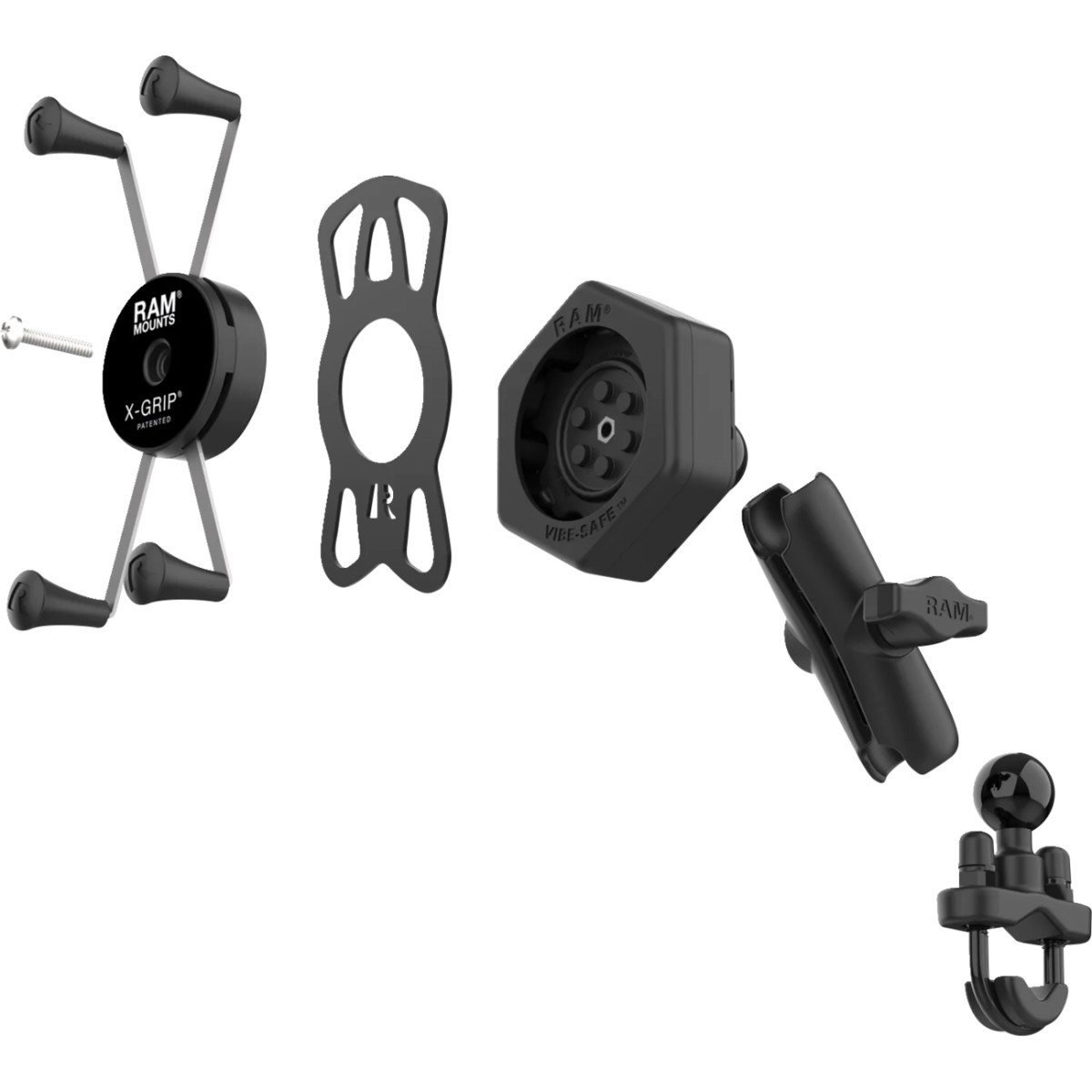 RAM Mounts #RAM-B-149Z-UN10-462 - X-Grip® Mount Kit - Vibe Safe™ - U-Bolt - Medium