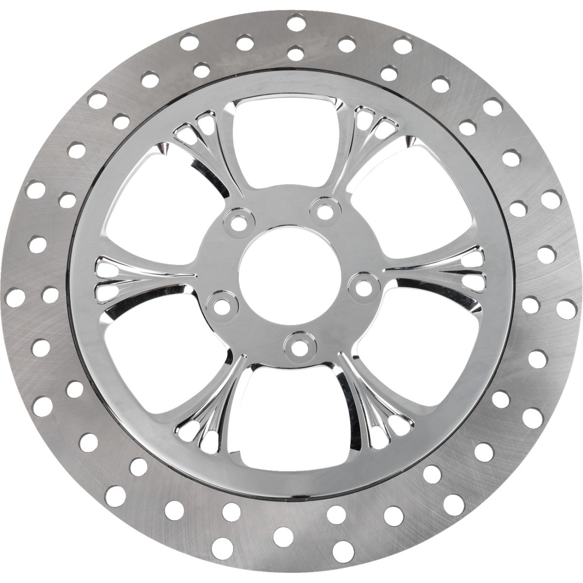 RC Components #ZSSCOG320A-102C-LF2K - Floating Brake Rotor - Front Left - Majestic - 320 mm - Chrome