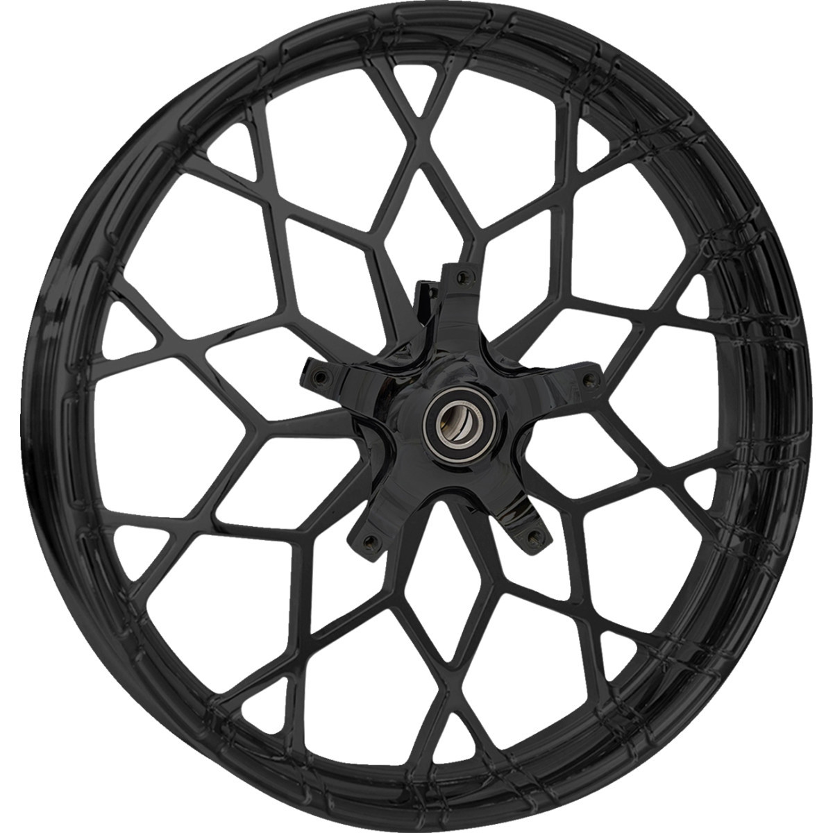 RC Components #0321350-135B257-21AB - Wheel for Stock Rotor - Phenom - Front - Black - 21x3.5