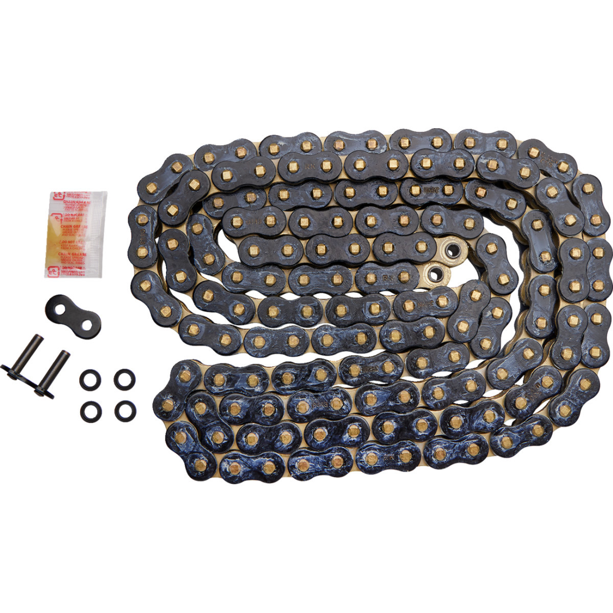 RK #530MAXX-150-BG - 530 Max X - Drive Chain - 150 Links - Black and Gold