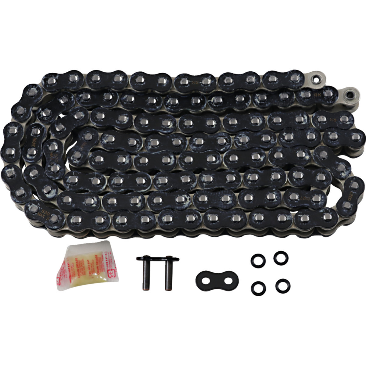 RK #530MAXX-150-BC - 530 Max X - Drive Chain - 150 Links - Black and Chrome