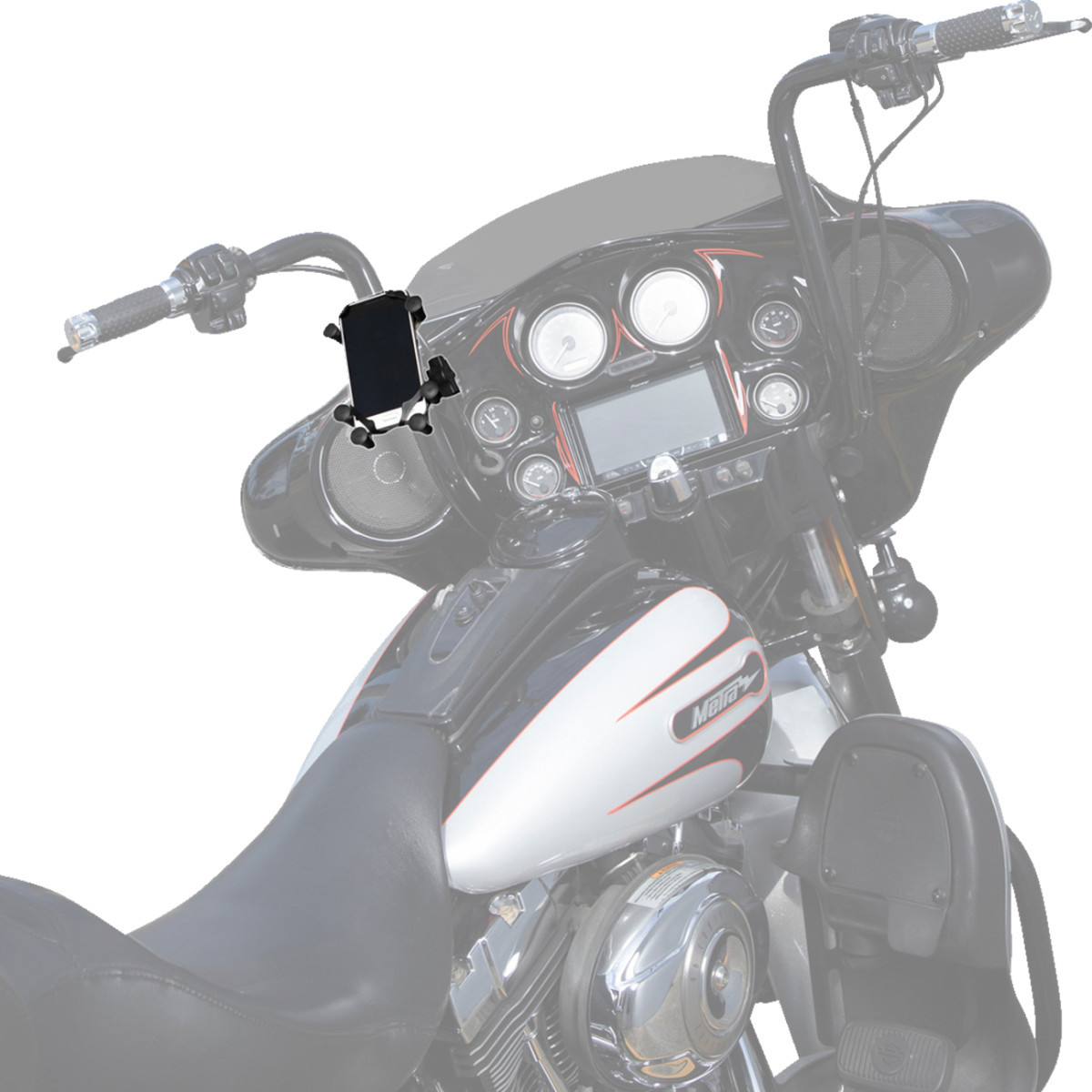 Saddle Tramp #BC-MC6FPM - Hex-Grip Phone Mount - Handlebar