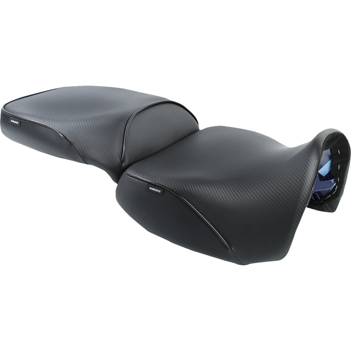 Sargent #SHD-1920-19 - Two-Piece Seat - Black - CarbonFX - Pan America '21-'26