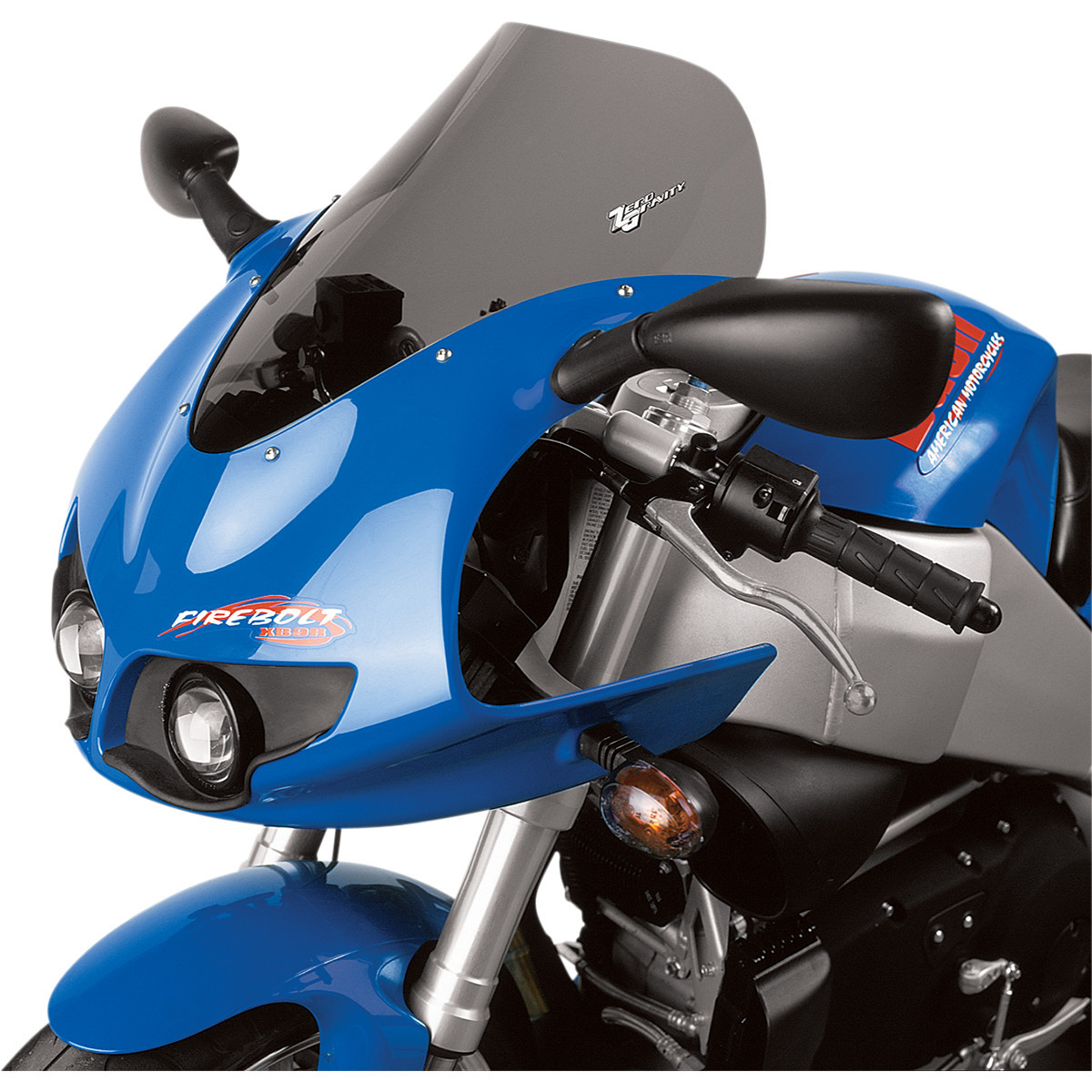 Zero Gravity #23-855-02 - Sport Windscreen - Smoke - XB9/12R