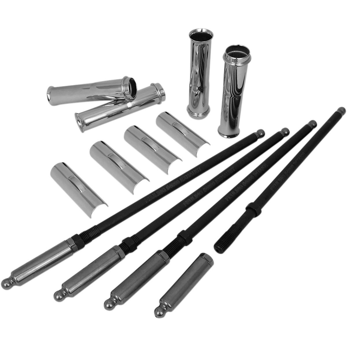Feuling Parts #4097 - Pushrods/Tube Kit - Quick Install - Twin Cam