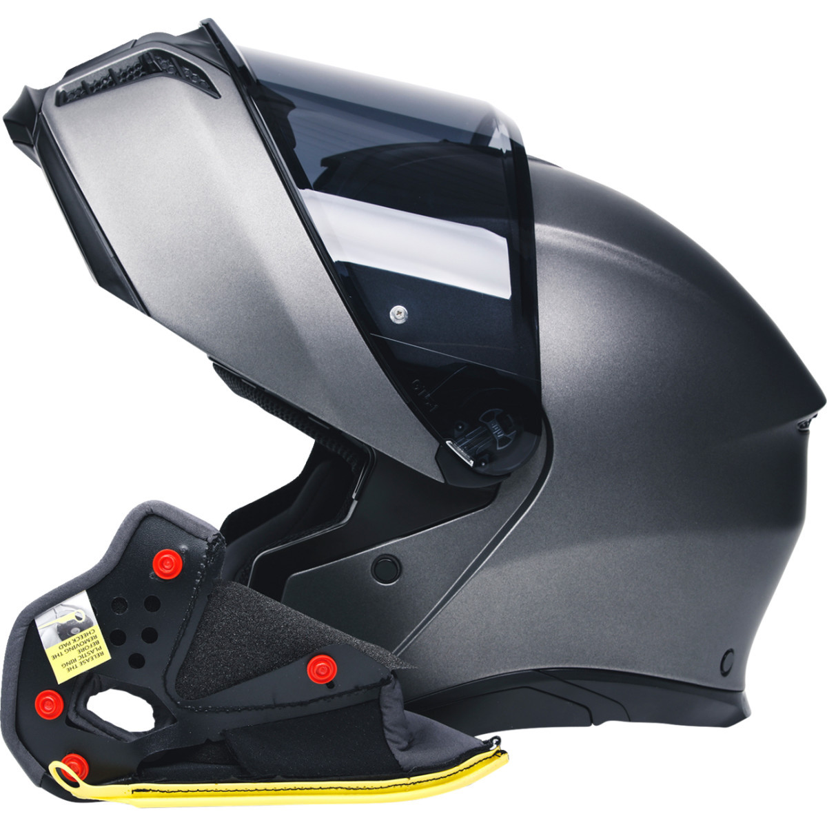 AGV #20KIT93031629 - Tourmodular Cheek Pads - Gray/Black - XS/M