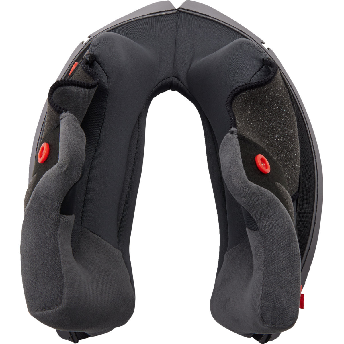 AGV #20185000456192X - K6/K6 S Cheek Pads - Black/Gray - 2XL