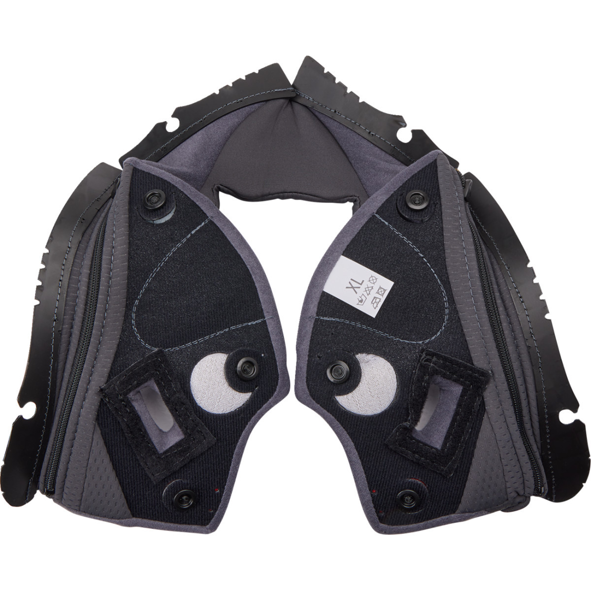 AGV #201850005623GXL - Pista GP RR Cheek Pads - Gray/Cyan - XL