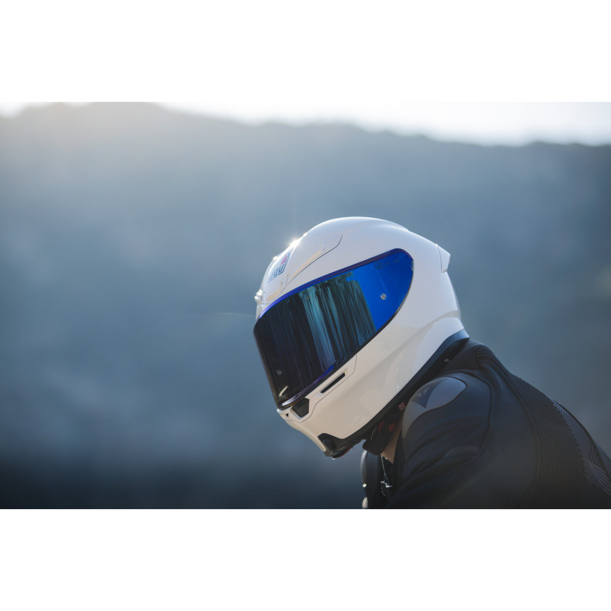 AGV #20KV32M1N1002 - K6/K6 S Shield - Pinlock® 120 MaxVision Prepared - Iridium Blue