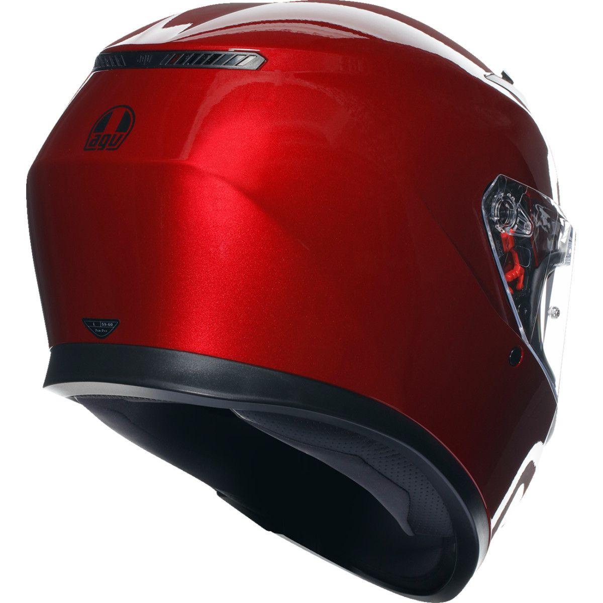 AGV #21183810040162X - K3 Helmet - Competizione Red - 2XL