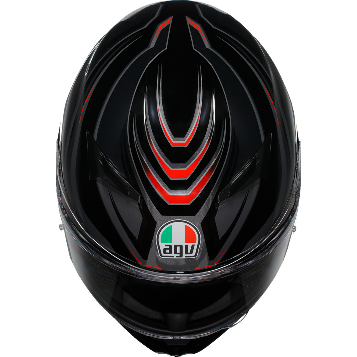 AGV #2118381004-021-S - K3 Helmet - Syth - Black/Red - Small