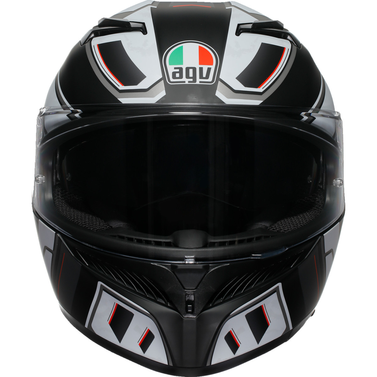 AGV #2118381004-019-S - K3 Helmet - Rivia - Matte Black/White - Small