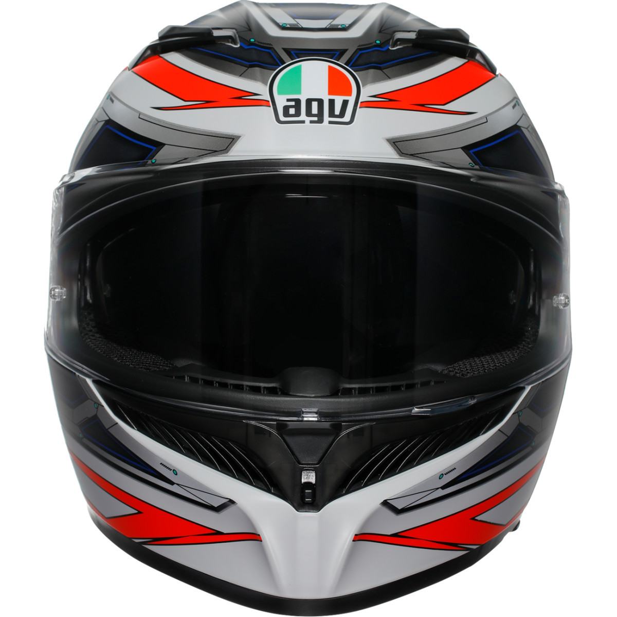 AGV #2118381004-020-S - K3 Helmet - Space - Matte White/Red Fluo - Small