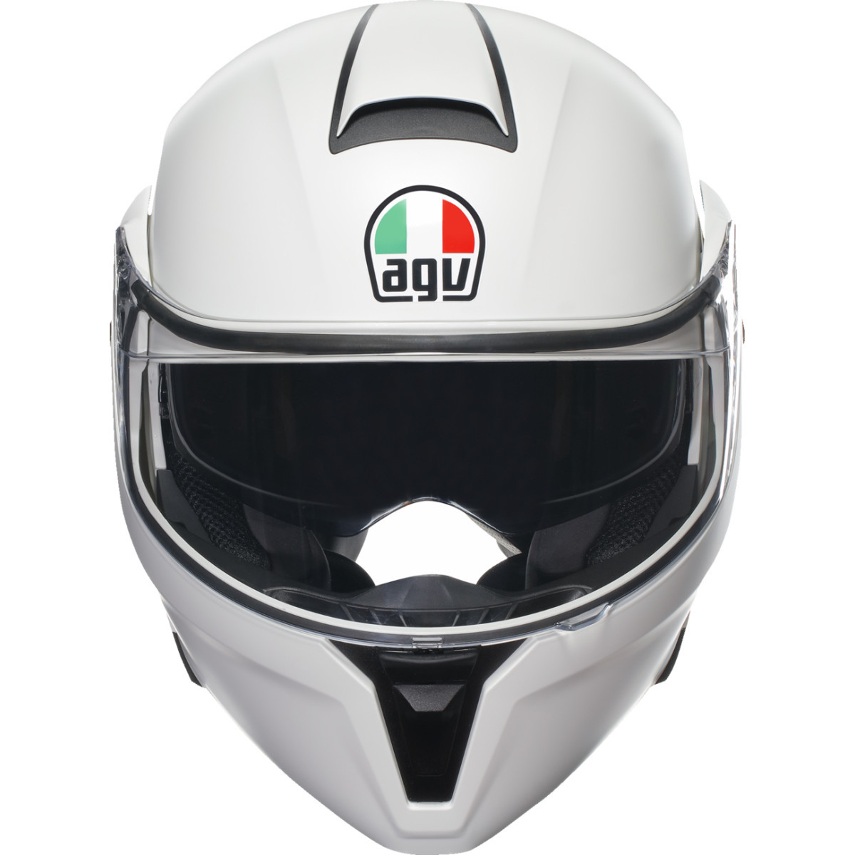 AGV #21182960020022X - Streetmodular Helmet - Mono - Matte White - 2XL