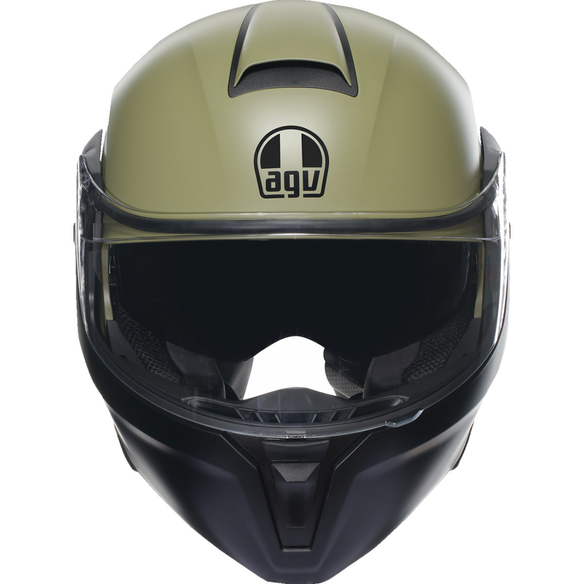 AGV #2118296002010XL - Streetmodular Helmet - Mono - Matte Pastello Green/Black - XL