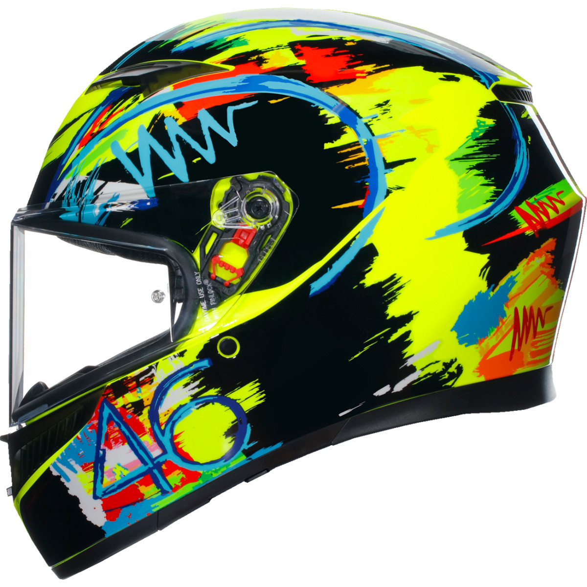 AGV #21183810040032X - K3 Helmet - Rossi Winter Test 2019 - 2XL