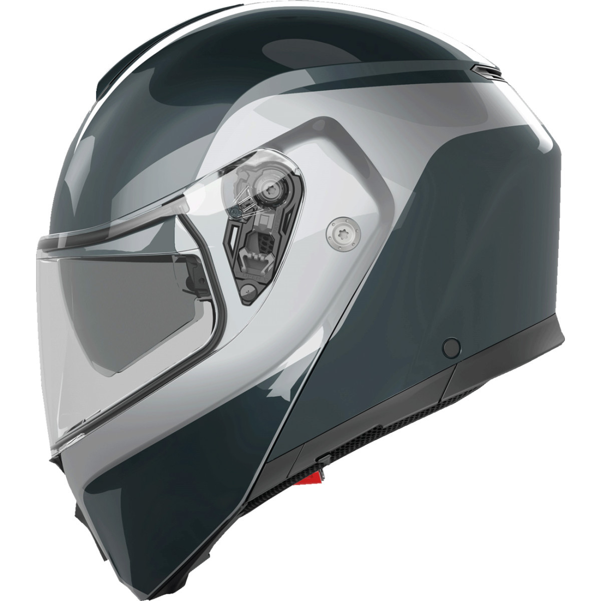 AGV #2118296002003S - Streetmodular Helmet - Levico - Gray/Silver - Small