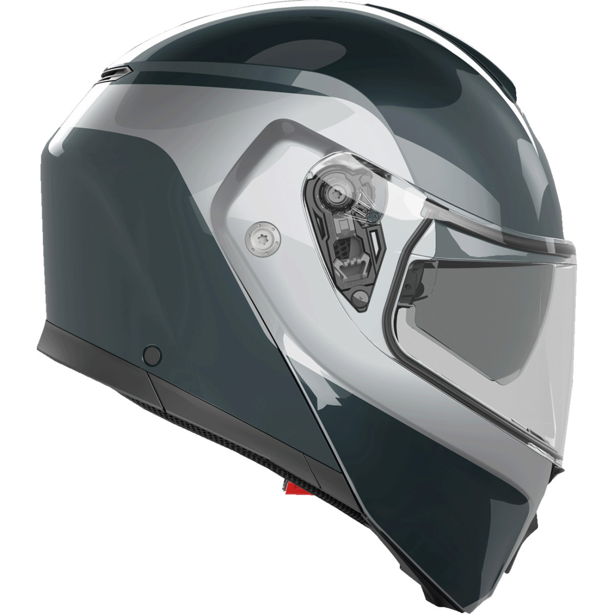 AGV #2118296002003S - Streetmodular Helmet - Levico - Gray/Silver - Small