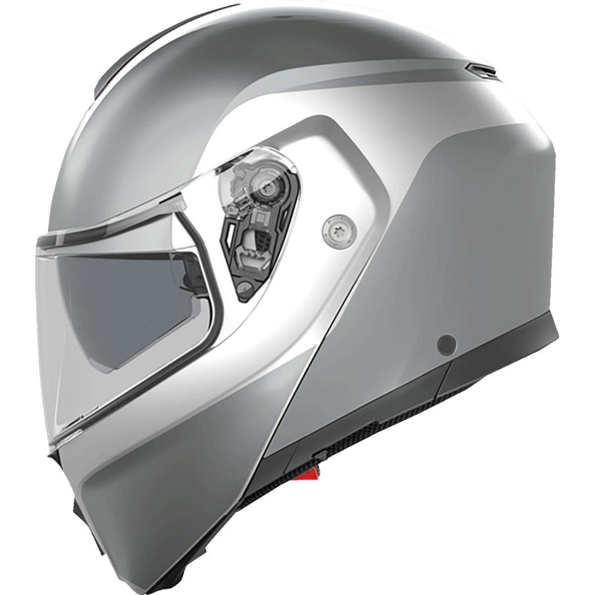 AGV #2118296002004M - Streetmodular Helmet - Levico - Double Light Gray - Medium