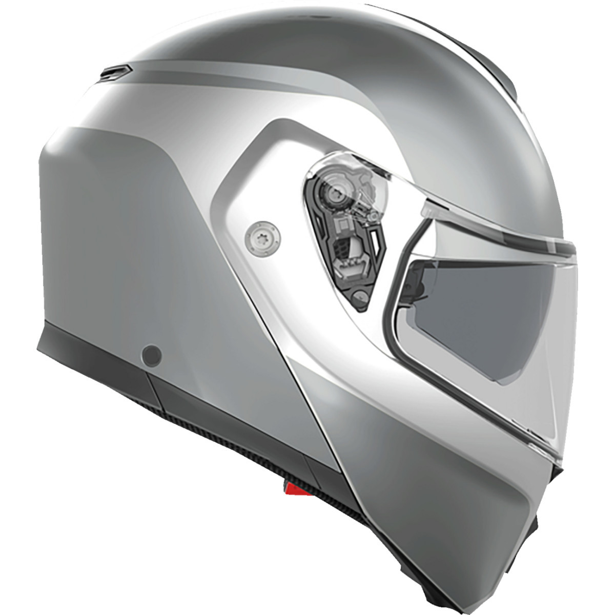 AGV #2118296002004M - Streetmodular Helmet - Levico - Double Light Gray - Medium