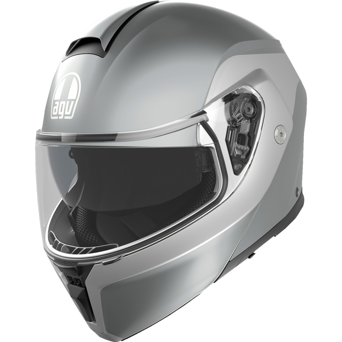 AGV #2118296002004XL - Streetmodular Helmet - Levico - Double Light Gray - XL