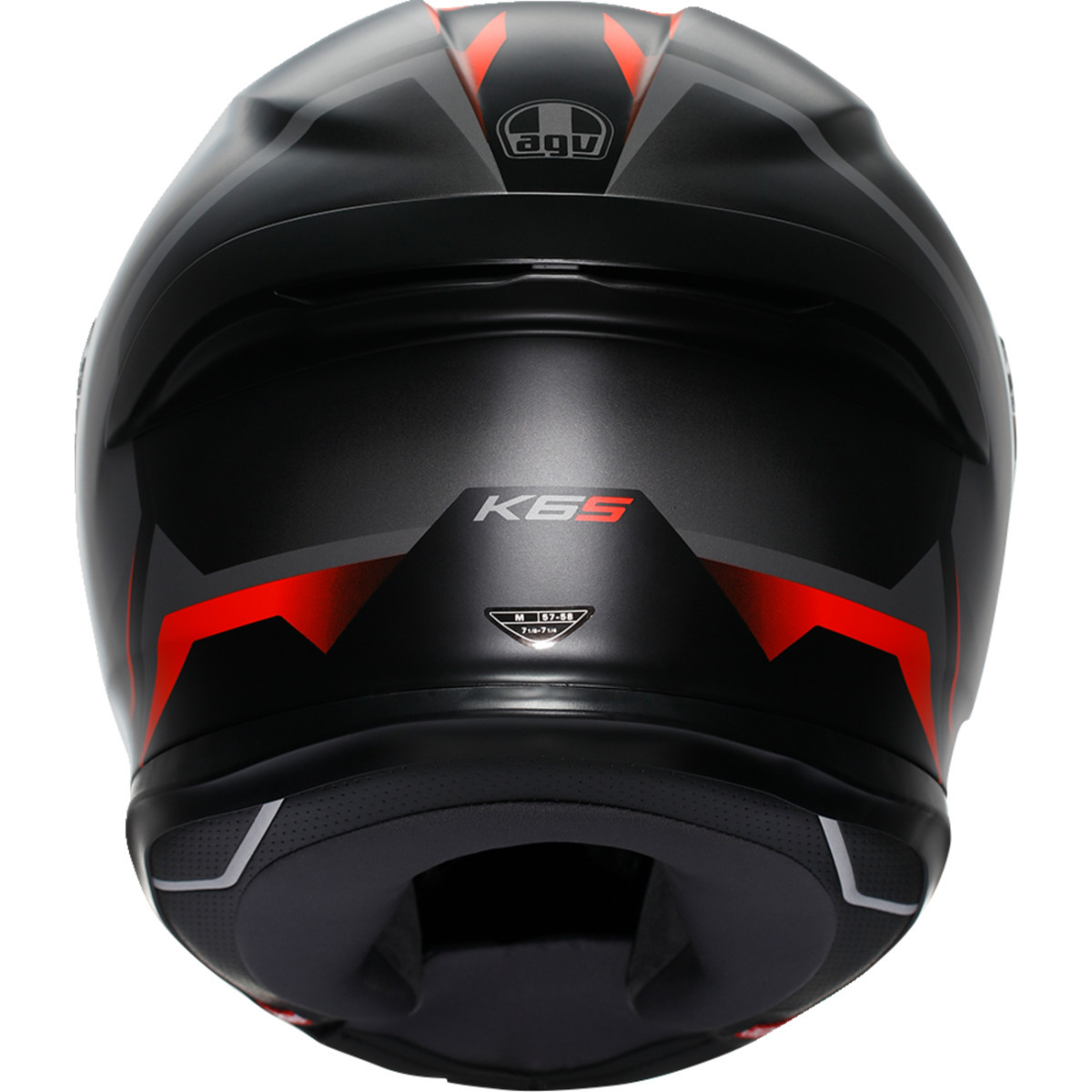 AGV #2118395002-024-S - K6 S Helmet - Karve - Matte Black/Gray/Red - Small