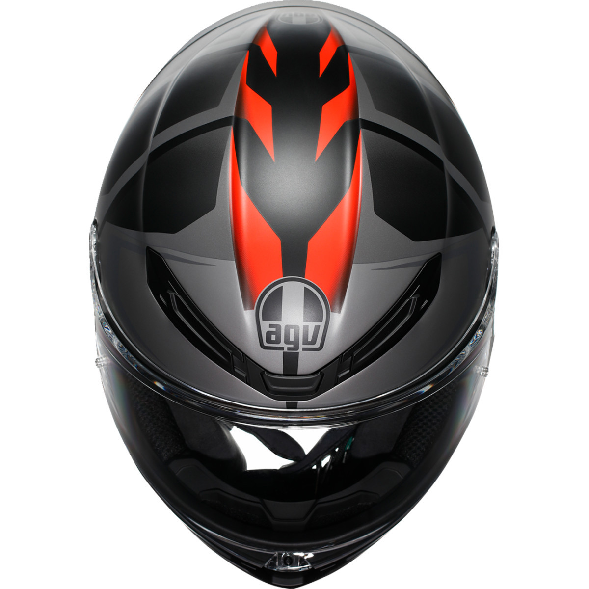 AGV #2118395002-024-XL - K6 S Helmet - Karve - Matte Black/Gray/Red - XL