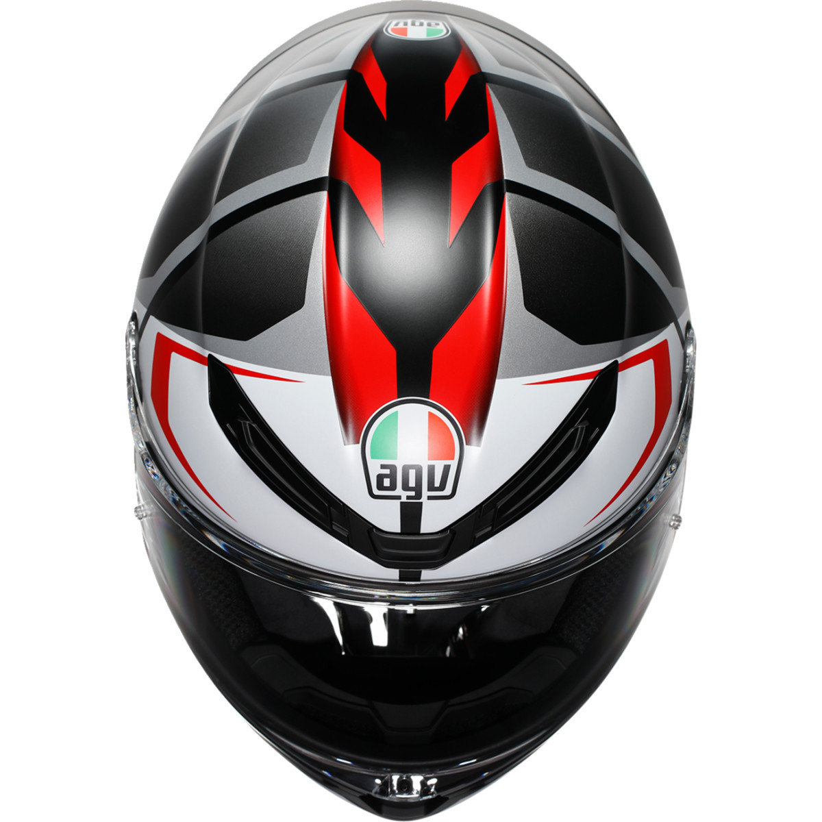 AGV #2118395002-025-XXL - K6 S Helmet - Karve - Matte Black/White/Red - 2XL