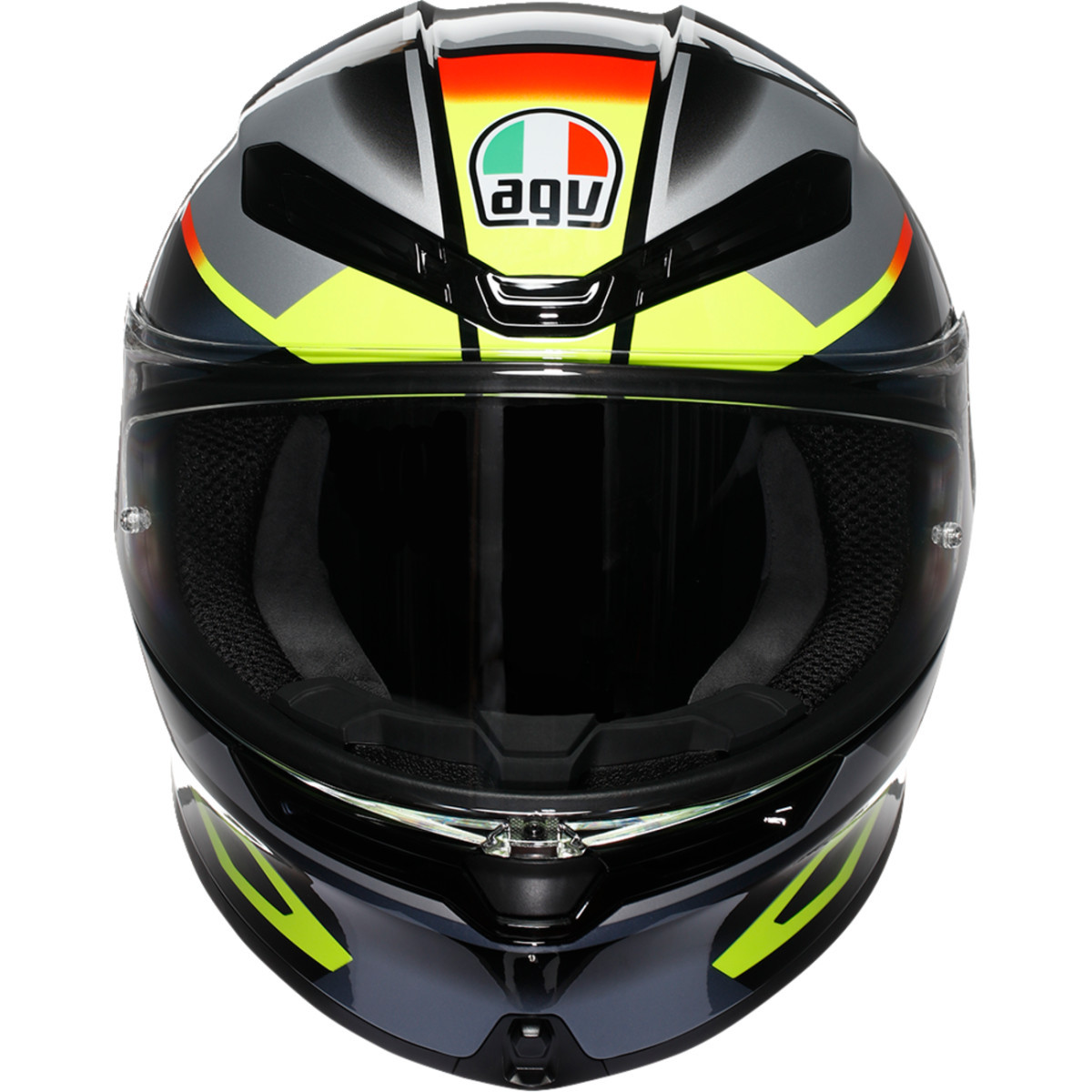 AGV #2118395002-026-S - K6 S Helmet - Erazer - Black/Red/Yellow Fluo - Small