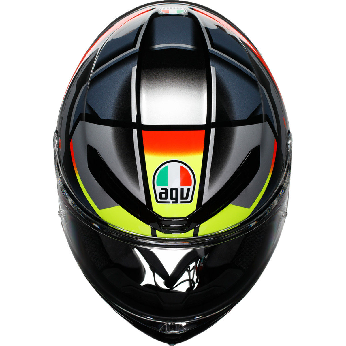 AGV #2118395002-026-S - K6 S Helmet - Erazer - Black/Red/Yellow Fluo - Small